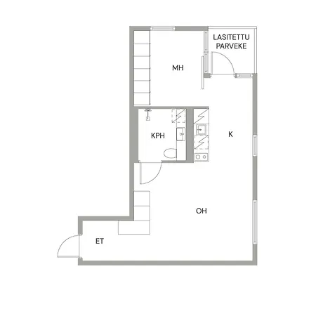 Beautiful At Toppilansalmi Lägenhet *